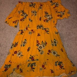 Off the shoulder dress